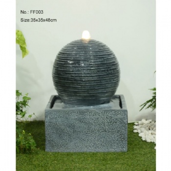 Outdoor Garden Ornaments Ball Polyresin Water Fountain Outdoor Fountain
