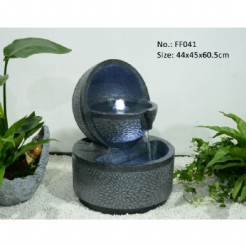 Decorative Fountains 24 Inches Water Fountain Outdoor with Ball