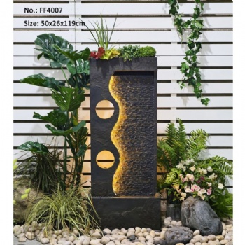 Resin Garden Ornaments FengShui Water Fountain Outdoor Fountain