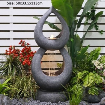 Gray Home Decor Indoor And Outdoor Water Fountain