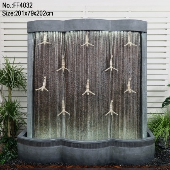 Outdoor Garden Fountain Waterfall Statue Art Sculpture Water Fountain