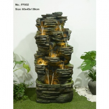 Usa Warehouse Products Outdoor Rock Waterfall For Porch Yard